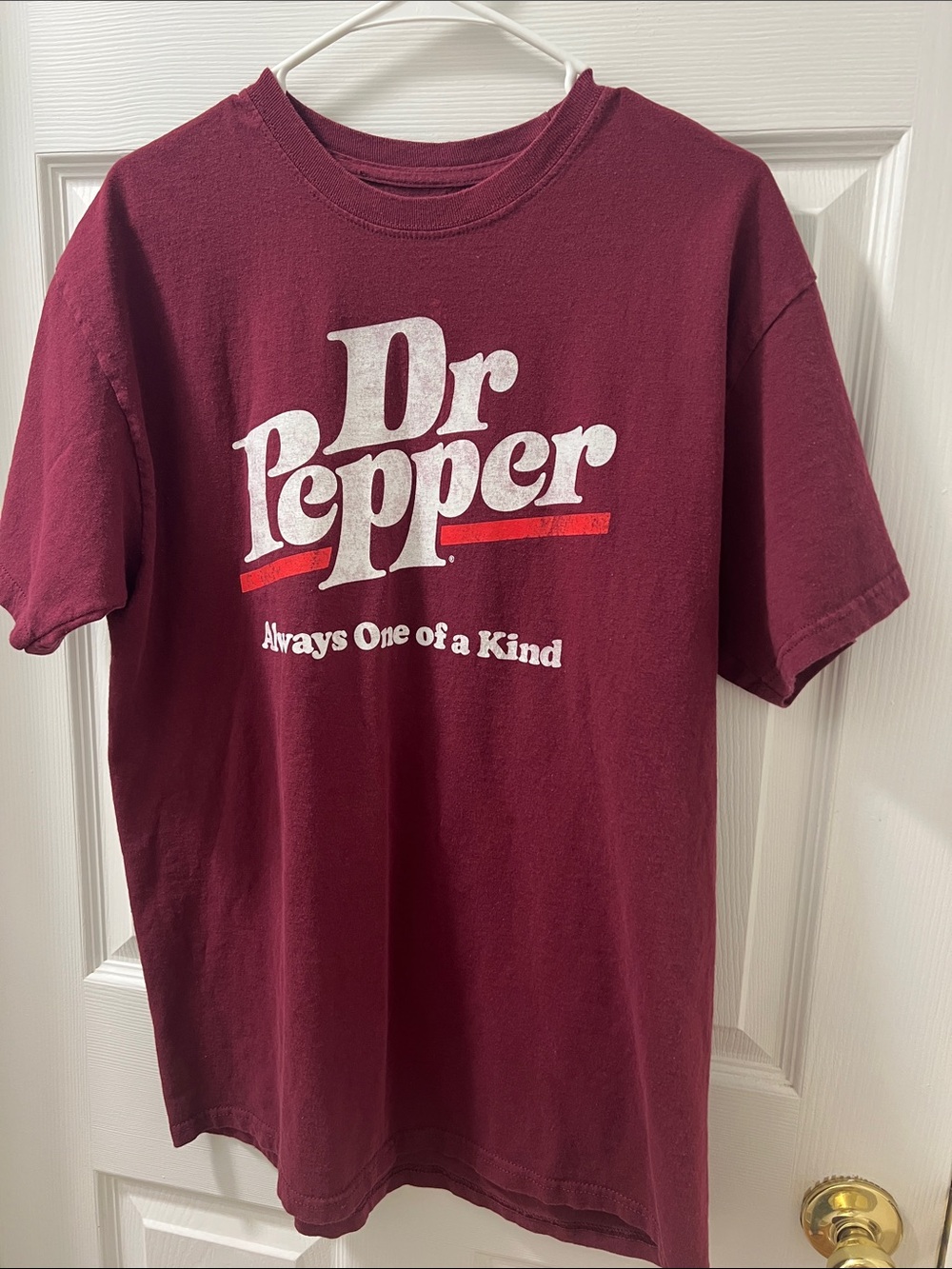 Men's Logo T-Shirt - Burgundy Dr Pepper